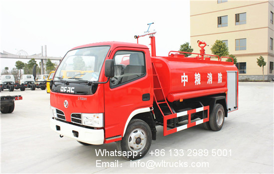 Dongfeng 4000 liter Fire fighting water truck