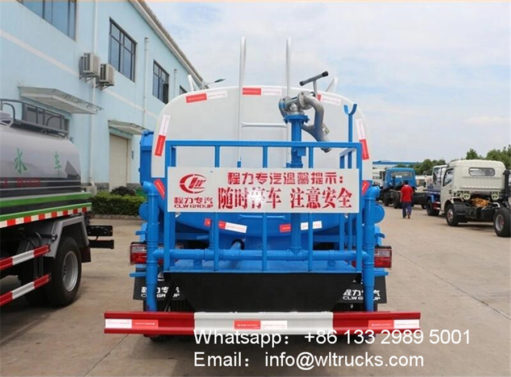 Dongfeng 5000l water tank trucks