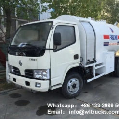 Dongfeng 5000liter lpg bobtail truck