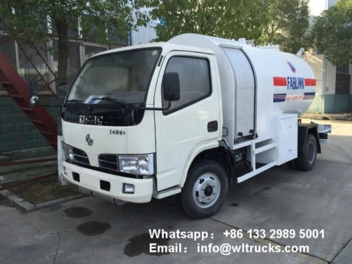 Dongfeng 5000liter lpg bobtail truck
