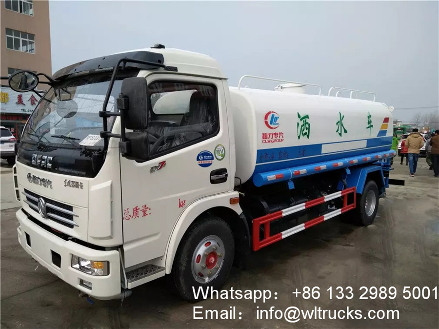Dongfeng 8 ton road water truck picture
