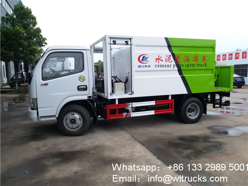 Dongfeng 4m3 Cement paste distributor spreader truck