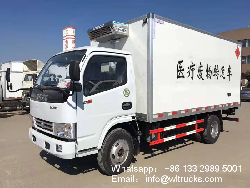 Dongfeng 3 ton 12ft Medical waste truck