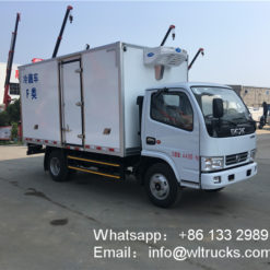 Dongfeng 3 ton frozen fish transport truck