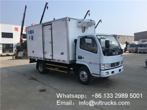 Dongfeng 3 ton frozen fish transport truck