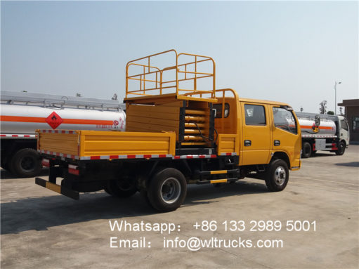 Dongfeng hydraulic lift platform truck