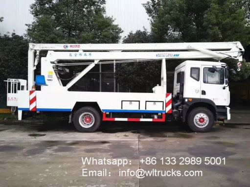 Dongfeng street light repair aerial truck