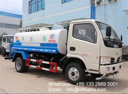 Dongfeng 5000l water tank truck