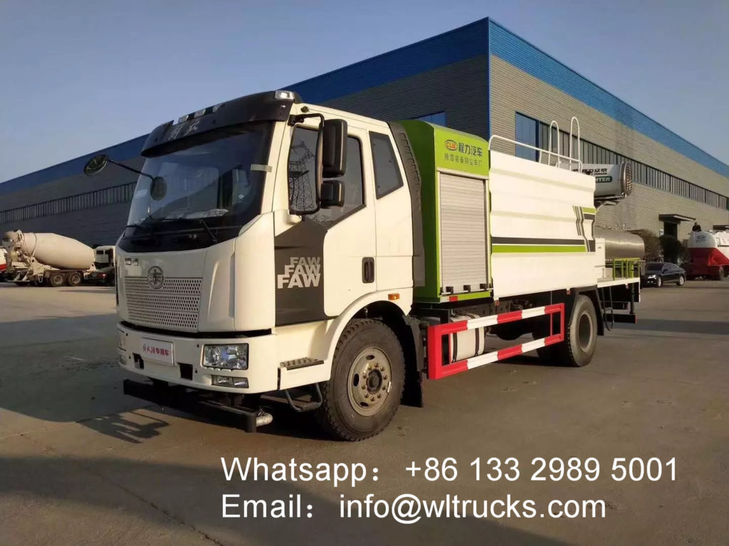 FAW 100m 12m3 disinfection truck