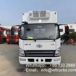 FAW 3 ton refrigerated delivery trucks