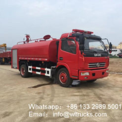 Dongfeng 6000 liter Fire water tank truck