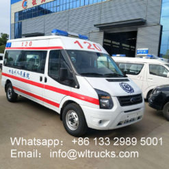 Ford Transit V348 long-axle mid-roof transport siren ambulance