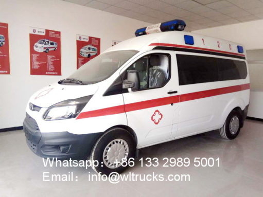 Ford Transit V362 short-axis ICU mobile hospital ambulance