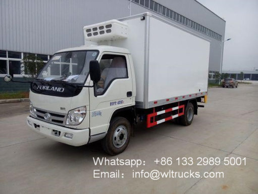 Foton 3 ton 14m3 refrigerated truck