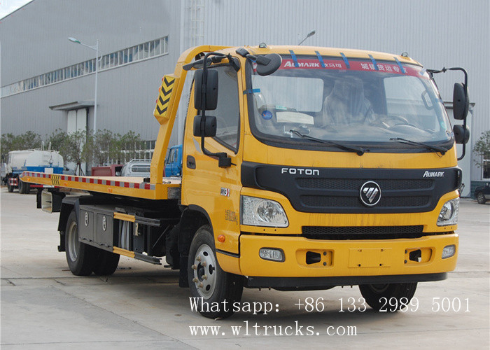 Foton Aumark 5.6m flatbed wrecker tow truck