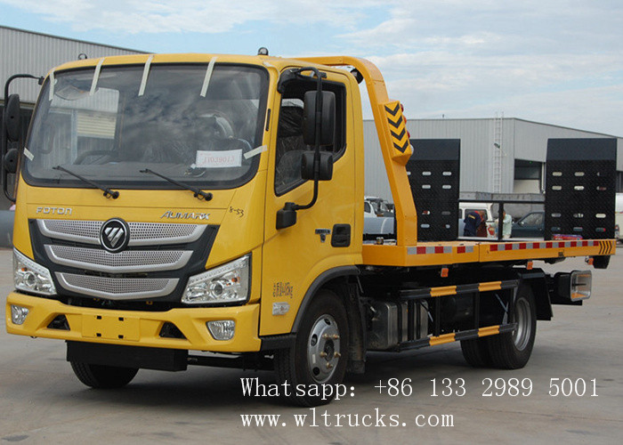 Foton Aumark S3 flat wrecker tow truck