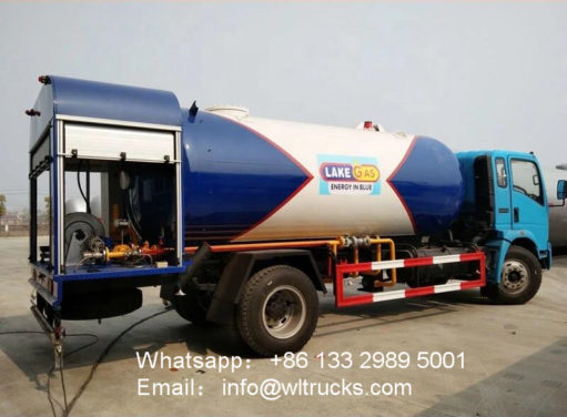 HOWO 12000liter lpg truck