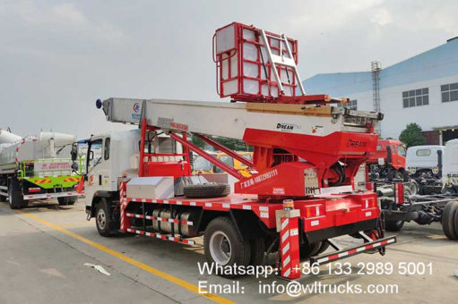 HOWO 38 m ladder lift truck