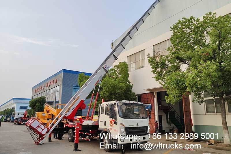 HOWO 38 m 45 m ladder lift truck