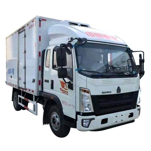 HOWO 5ton to 6ton cooling van truck