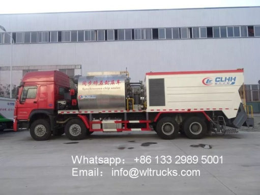 HOWO asphalt distributor truck