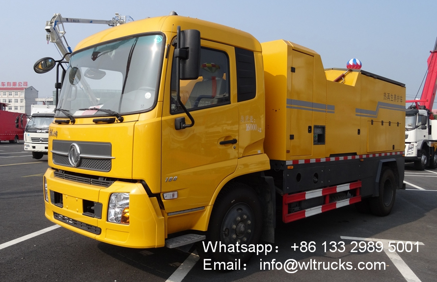 Dongfeng asphalt Road pothole Hot regeneration repair truck