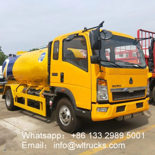 Sinotruk Howo 5000liter lpg delivery truck