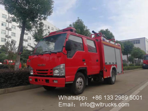 ISUZU 100p Foam fire truck