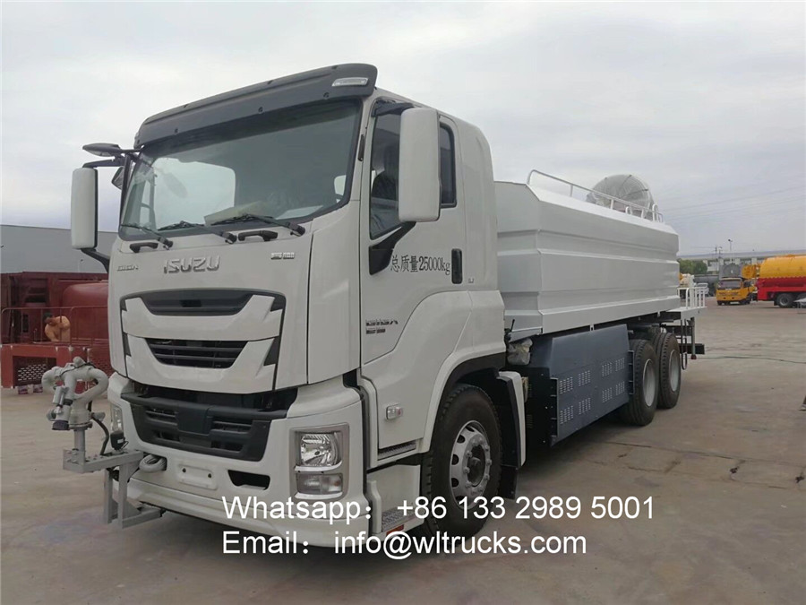 6x4 ISUZU 16 ton Fog cannon disinfection spray truck 6x4 ISUZU 16 ton Fog cannon disinfection spray truck