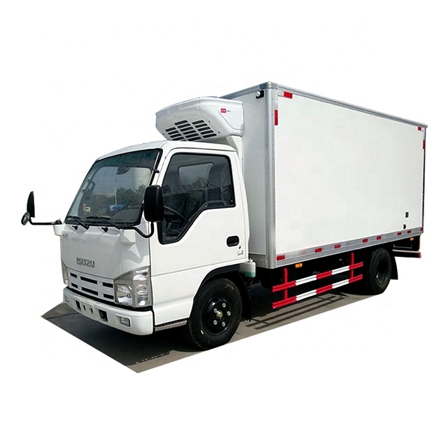ISUZU 3 ton van refrigerated truck  fuel truck,sewage suction truck
