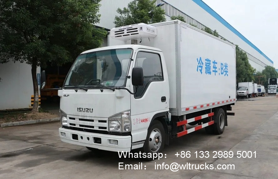 ISUZU 3 ton van refrigerated trucks