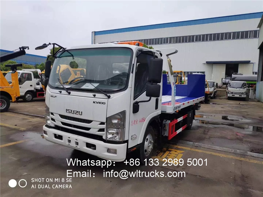 ISUZU 4 ton tow truck picture