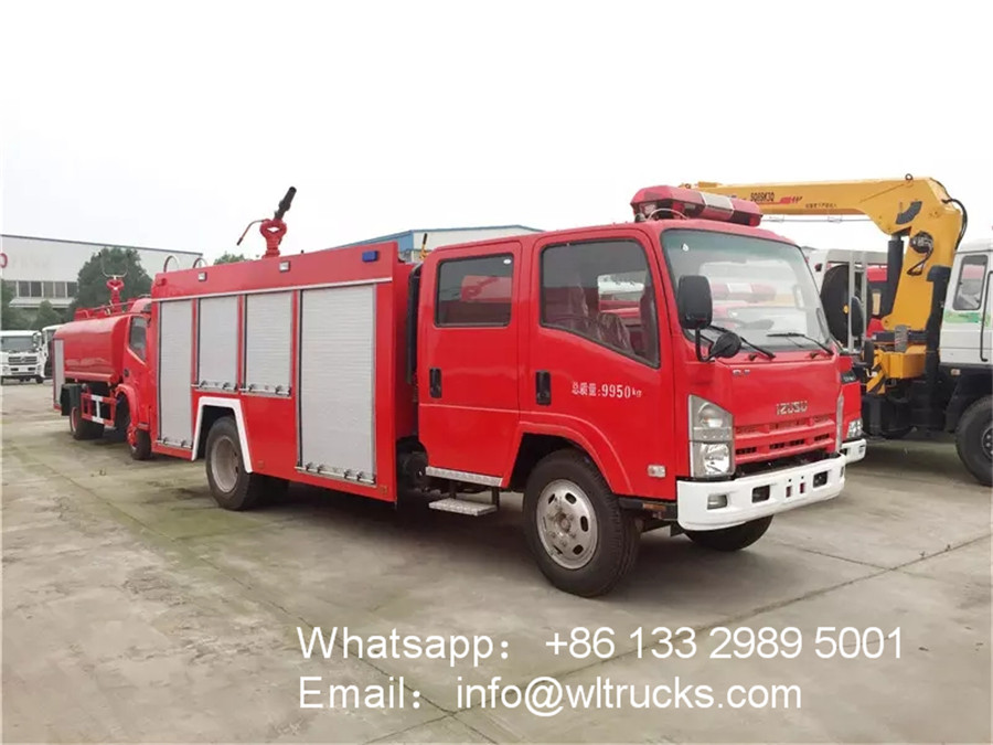 ISUZU 5 ton water tank Fire fighting truck