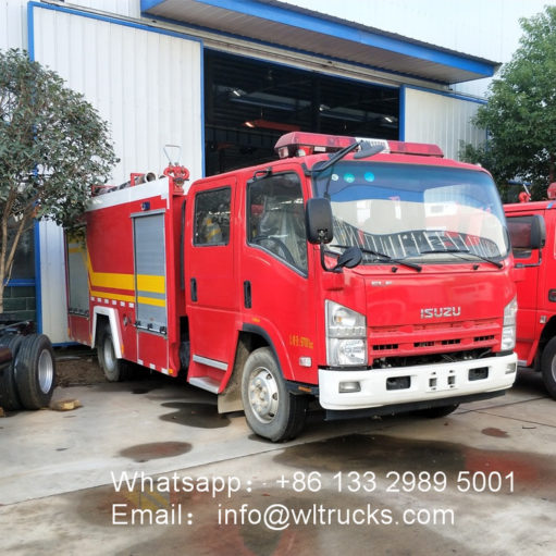 ISUZU 5000L Foam fire truck