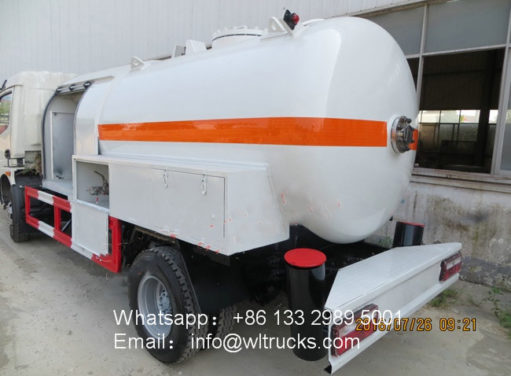 ISUZU 5000liter lpg storage tank truck