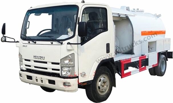 ISUZU 5000liter to 8000liter lpg storage tank truck