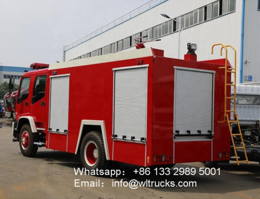 ISUZU 6000L Foam fire truck