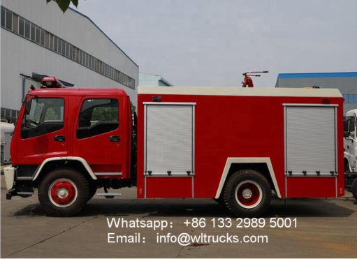 ISUZU FTR Foam fire truck