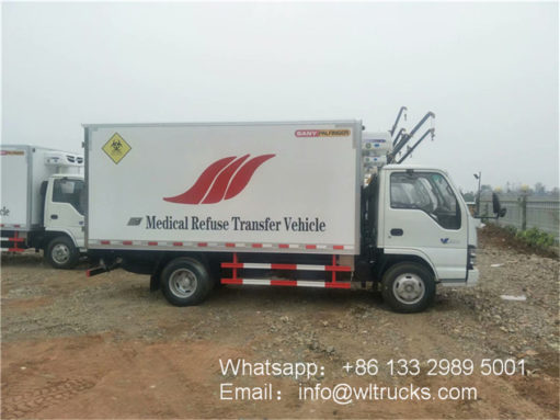 ISUZU medical waste transit vehicle
