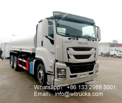 6x4 ISUZU 20000 liter to 25000liters water tank truck