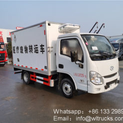 IVECO Yuejin 2 ton mini Medical waste truck