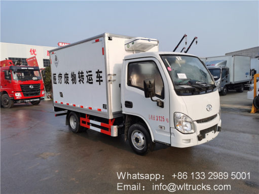 IVECO Yuejin 2 ton mini Medical waste truck