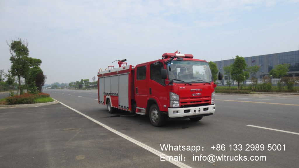 Isuzu 700p 5 ton Fire Truck Technical Specification
