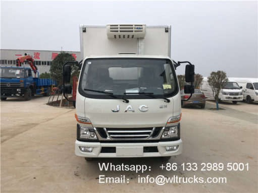 JAC 3 ton box refrigerated trucks