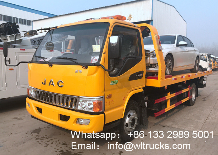 JAC Junling 5.6m Flat Wrecker truck