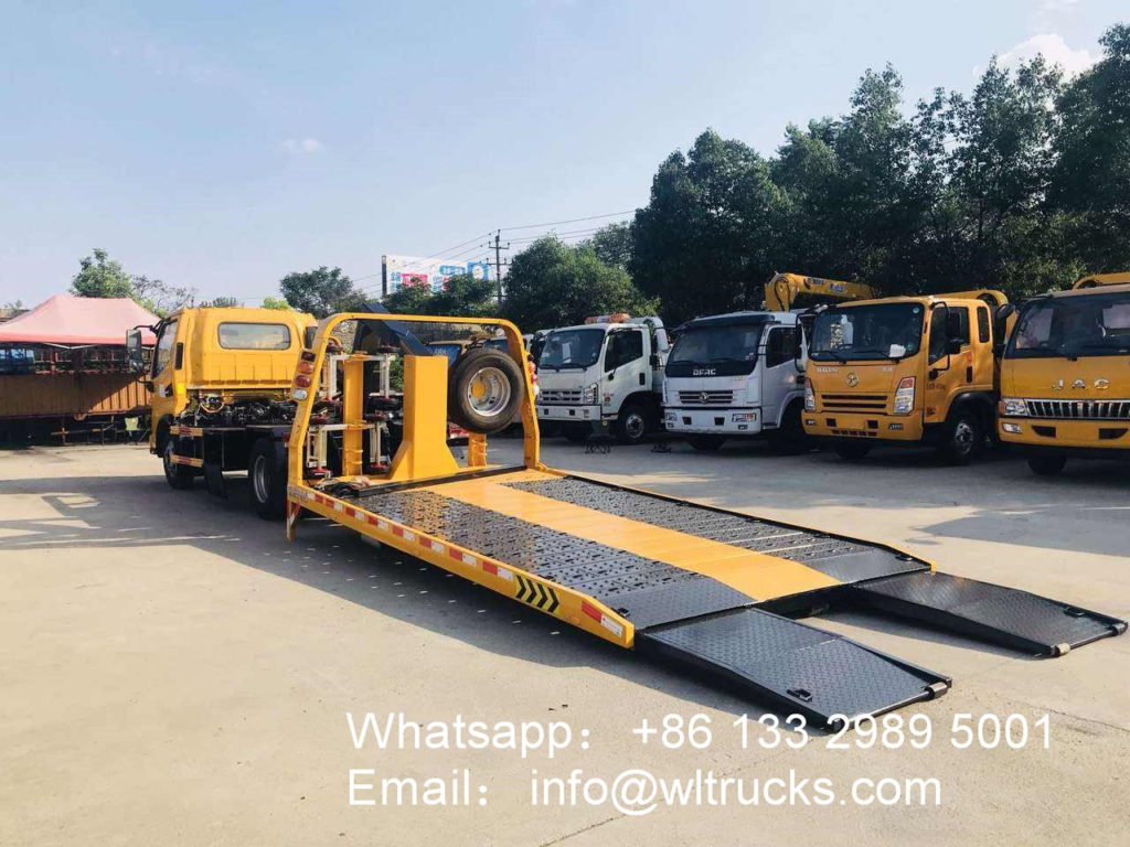 JAC Junling V5  Fully floor mounted wrecker tow truck picture