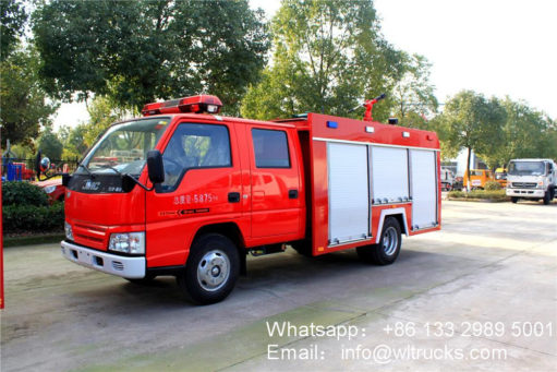 JMC water tank fire truck