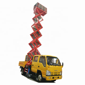 Japan ISUZU ELF 8m 10m 12m hydraulic lift platform truck