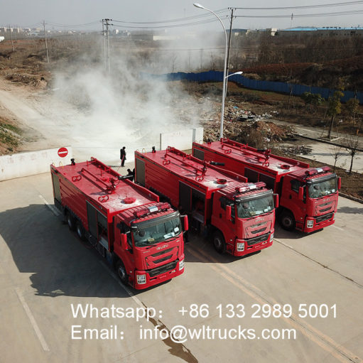 Japanese 12ton foam fire truck