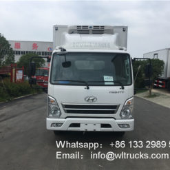 Korea Hyundai 14ft 3 ton refrigerated trucks